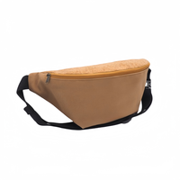 Sac de poitrine en liège à fermeture à rabat pour femme Sangle réglable Logo personnalisé Pochette quotidienne légère