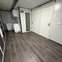 Maison conteneur préfabriquée moderne, mobile, extensible, de haute qualité, pliable, à double aile, 40FT 20FT