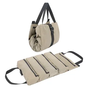 Medical Instrument Bag: Canvas Rollup for Anatomy Tools.