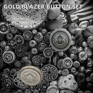 Cổ Biểu Tượng Tùy Chỉnh Blazer Phù Hợp Với Thể Thao Áo Đồng Phục Áo Khoác Vàng Cổ Điển 17Mm Kim Loại Nút Hình Chữ Nhật Mô Hình Jeans Loại Nút - Product Image 2