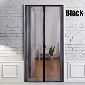 2025 populaire facile à installer chambre insecte bouclier résistant aux intempéries rideaux de porte avec aimants Pet-Accessible Polyester moustiquaires - Product Image 2