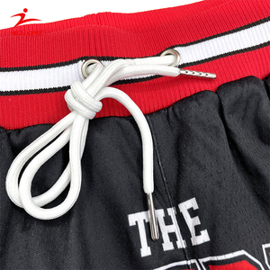 Ensembles d'uniformes de basketball personnalisés style streetwear avec logo brodé, en mesh respirant et à séchage rapide - Product Image 4