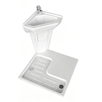 Base de douche compacte universelle pour camping-car, unité de salle de bain pour camping-car Maxus et Iveco