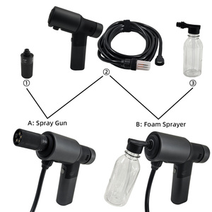 VERTAK 8V Laveuse de voiture portable haute pression, laveuse sans fil pour jardin domestique, <span class=keywords><strong>pistolet</strong></span> de lavage <span class=keywords><strong>à</strong></span> batterie <span class=keywords><strong>avec</strong></span> buse <span class=keywords><strong>à</strong></span> mousse - Product Image 3