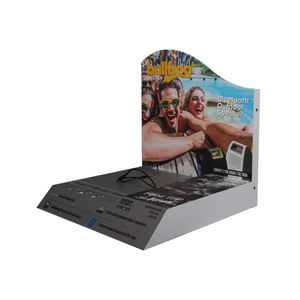 Présentoir de haut-parleur de bureau en acrylique portable personnalisé pour lecteur de musique audio Affichage audio de produits électroniques numériques modernes - Product Image 2