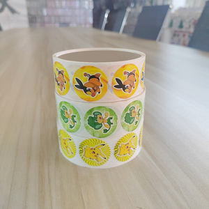 Pokémon Go Pikachu créatif dessin animé vacances décoratif en gros étiquettes personnalisées rouleau d'autocollant en vinyle Transparent - Product Image 3