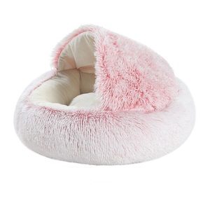 Doratamazon — panier-<span class=keywords><strong>lit</strong></span> pour animaux domestiques, Long, en peluche, calmant, personnalisé, moderne, multifonctions, pour chat et chien, à la mode, amovible, confortable, rond, vente en gros - Product Image 2