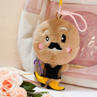 Mini sac en peluche personnalisé Porte-cartes personnalisé Porte-monnaie en peluche avec fermeture éclair porte-clés pour cadeaux de Noël