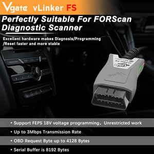 สายเคเบิล Vgate FS OBD2 สำหรับ FORScan HS CAN MS อุปกรณ์ยานยนต์ สาย USB Forscan รุ่น B0138 VLinker FS Vlinker Fs Usb Forscan Ob - Product Image 2