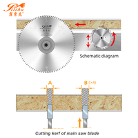 300mm 12Inch 96Teeth TCT Disco Sierra Circular Saw Blade TCG Tooth Panel Saw Blades for Cutting MDF Plywood Chipboard