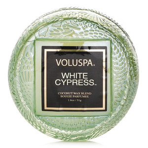 VOLUSPA - Vela Macaron - Ciprés Blanco - Product Image 1