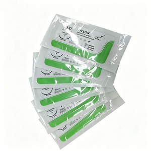 Sutura Quirúrgica Veterinaria Catgut USP1 de Seda Crómica PGA Estéril Absorbible con Aguja - Product Image 1