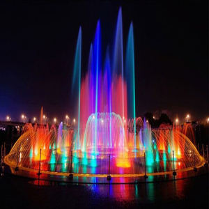 Projecteur LED submersible pour fontaine de piscine, étanche IP68, à changement de couleur unique DMX RGBW, en acier inoxydable, pour jets d'eau - Product Image 1