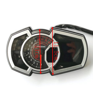 Instrumento de motocicleta modificado a precio de fábrica, instrumento electrónico LCD negro para Kawasaki Ninja 650 - Product Image 3