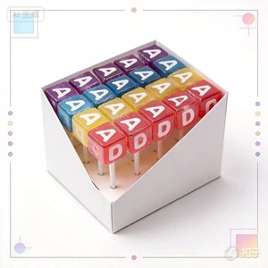 Piruletas con Letras Adorables al por Mayor, Dulces Decorativos para Fiestas y Festivales, Golosinas Populares - Product Image 1