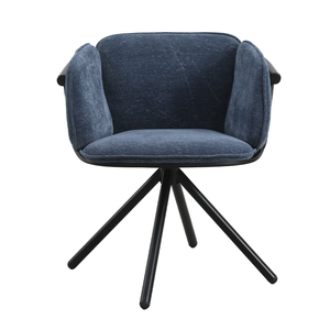 <span class=keywords><strong>Poltrona</strong></span> <span class=keywords><strong>scrivania</strong></span> girevole <span class=keywords><strong>con</strong></span> struttura in compensato curvo e cuscino quattro stelle gambe in metallo per casa ufficio o soggiorno - Product Image 1