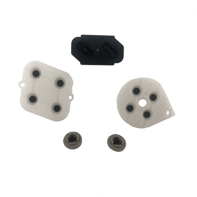 1 Sets for  SNES NES GBA  GBC GB Conductive Rubber Silicon Pads - Controller Repairs for SFC FC GBA GB GBP GBC