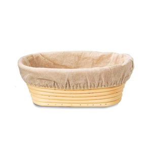 Oval Bread Proofing Rattan Basket Banneton bowl Sourdough Brotform fermentation container