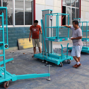 Larges variétés Échelle électrique 4-14m Mât vertical élévateur Échelle hydraulique portable en alliage d'aluminium Plate-forme élévatrice pour homme - Product Image 6