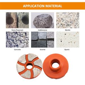 35/48/58毫米金刚石杯砂轮磨盘表面平面磨盘大理石混凝土石材清洗底部 - Product Image 3