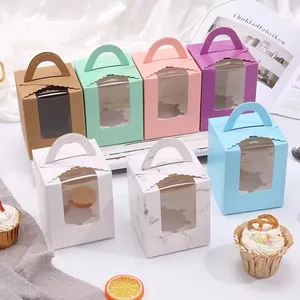 Custom Display Folding Portable Cake Packaging Box Cake Protection Packaging Box