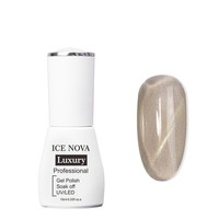 ICE NOVA Clear Cat Eye Gel Polish Caméléon 3d Magnétique Clair 4 Couleurs Cat Eye Powder Shift Hema/Tpo Free for Summer Pigment Diy