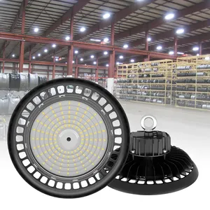 2022 LED Warehouse High Bay Light 100W 150W 200W Factory Price UFO LED High Bay Light Led Garage Light