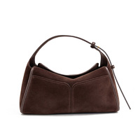 Sacs en cuir suédé de luxe sur mesure en gros d'usine, sac à main tendance pour femme, nouveau sac à bandoulière de créateur pour femme