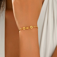 Bracelet tendance LOVE en acier inoxydable pour femme, style européen et américain, design de niche, luxe léger haut de gamme
