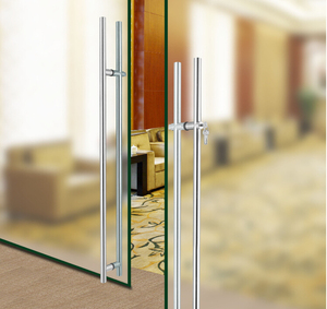 Khóa Tay Nắm Cửa Kính Bằng Thép Không Gỉ Với Ngón Tay Cái Và Chìa Khóa - Product Image 4