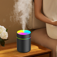 Vente en gros petit humidificateur portatif à brume colorée Mini 180Ml H2O humidificateur à ultrasons Usb humidificateur d'air de voiture