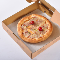 Cartons imprimés jetables recycler les emballages de conteneurs de qualité alimentaire boîtes ondulées à emporter et de restauration