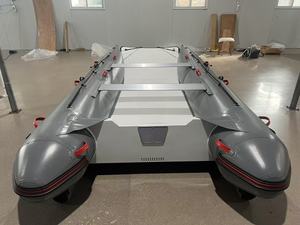 2025 Chất lượng cao 14ft 4.5m1.2mm PVC Inflatable phẳng thuyền ổn định phao <span class=keywords><strong>Catamaran</strong></span> Gấp thiết kế lướt sóng đại dương động cơ - Product Image 4