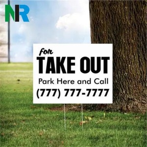 Outdoor Waterproof 4-10mm Corrugated <b>Plastic</b> <b>Sheet</b> Stake Eco-Friendly PP Cutting Customizable Size Color for Yard Signs Sign - Product Image 1