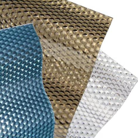 Plaque de polycarbonate prismatique gaufrée transparente bleu-gris, largeur 1045 mm, longueur 4m, 5m, 6m, épaisseur 2,8 mm, pour puits de lumière et pergola