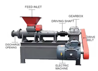 Machine à fabriquer du charbon de riz HUAYE - Moteur à haute efficacité, faible coût d'entretien, capacité de 2000 kg, garantie d'un an