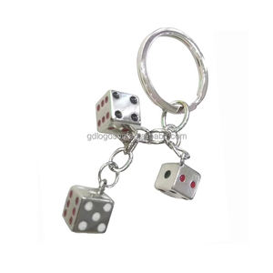Llavero de Metal con Diseño de <span class=keywords><strong>Casino</strong></span>, Doble Cara, <span class=keywords><strong>Ruleta</strong></span>, Dados de Las Vegas, Recuerdo de Mónaco, Diseños Metálicos Personalizados - Product Image 2