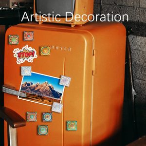 Juego <span class=keywords><strong>de</strong></span> 12 <span class=keywords><strong>Imanes</strong></span> <span class=keywords><strong>de</strong></span> Cristal Ecológicos Modernos <span class=keywords><strong>de</strong></span> 30 mm para Refrigerador, Forma Cuadrada con Cúpula, Fuerte Magnetismo Decorativo, Promocionales - Product Image 6