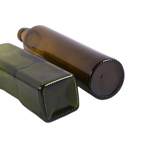 Ustensiles de cuisine de qualité alimentaire vide carré <span class=keywords><strong>Marasca</strong></span> 1 litre bouteilles d'huile d'olive en verre - Product Image 5