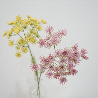 Offre Spéciale – Fleurs artificielles faites à la main en dentelle de la Reine Anne, blanches, roses, vertes, pour la décoration de mariages, Noël, la rentrée scolaire et les fêtes à domicile