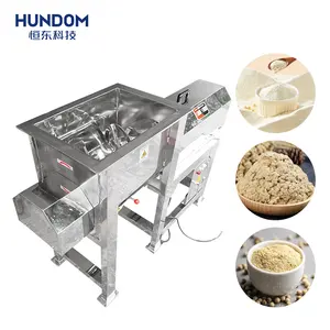 Industrial dry powder horizontal mixer stainless steel food powder blender spice coffee powder ribbon mixer