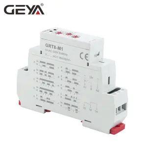 Relay Distributor GEYA Good Price GRT8-M2 10 Function Time Delay Relay Wide Voltage Range Multi Function 16A 24V-240V AC Timer DC