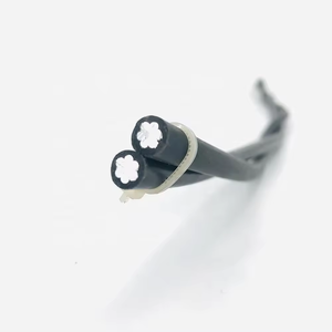 Cable aéreo trenzado de servicio 2x6AWG 1x6AWG+6AWG ACSR 2x16mm2 ABC OEM, cable ABC con aislamiento XLPE 1x6AW - Product Image 5