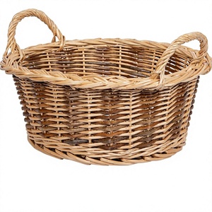 <span class=keywords><strong>Cesta</strong></span> de mimbre vacía con asas para regalos, chocolates, frutos secos, pan y <span class=keywords><strong>frutas</strong></span>, ideal para festividades, Pascua, Día de la Madre y cumpleaños - Product Image 1