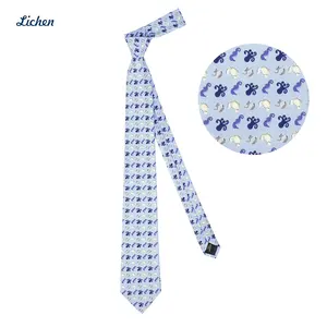 Hot Selling Custom Logo Tie Fashion Neckwear Ideal For Men Wedding Accessories