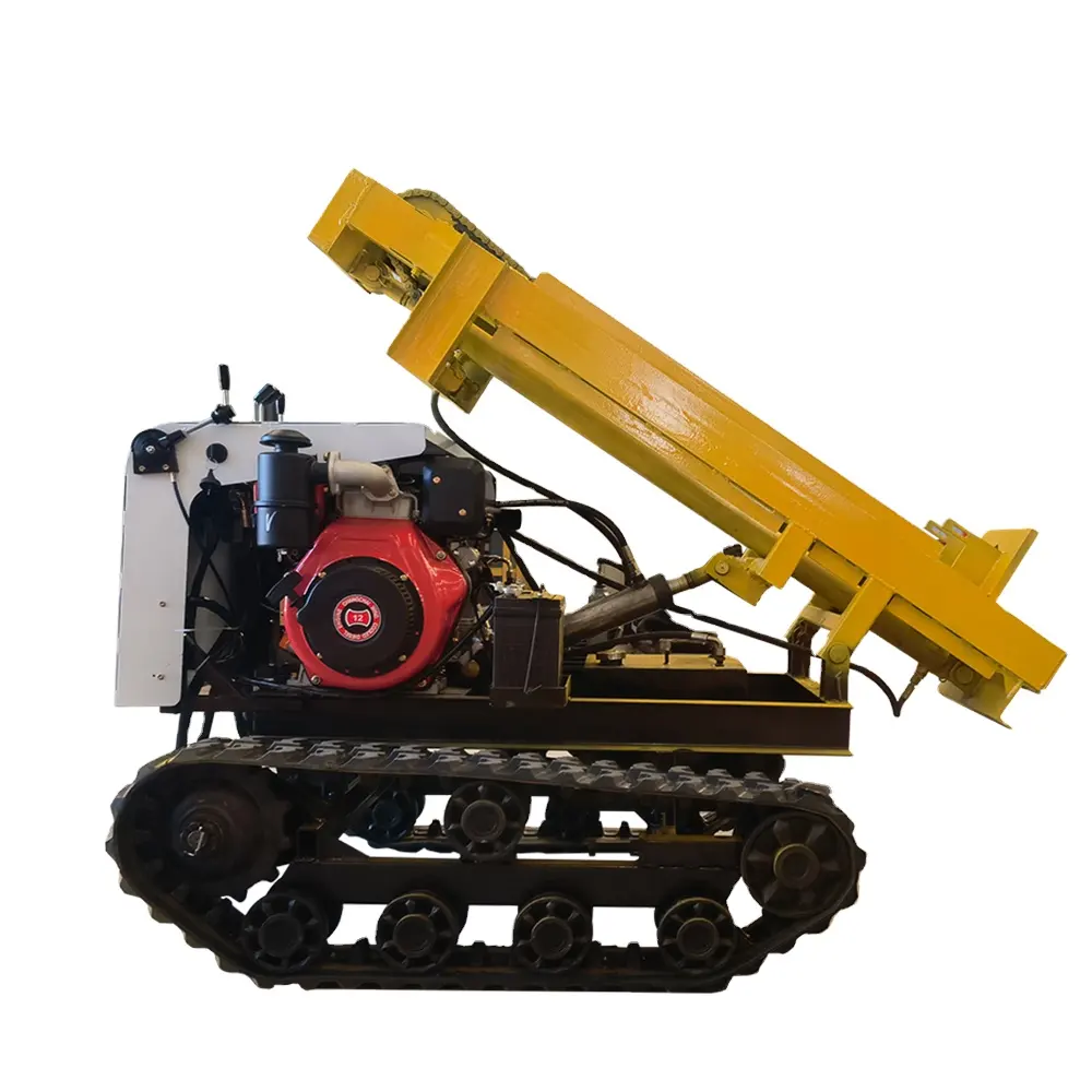 Nhỏ Crawler Bore Pile Khai Thác Xuống Lỗ Khoan Giàn Khoan