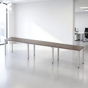 3 Personas Workstation <strong>Desk</strong> Escritorio 360x60x75cm Office <strong>Desk</strong> Linkable Staff <strong>Desk</strong> <strong>Units</strong> for Infinite Long Row Configuration - Product Image 2