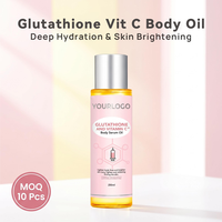 Sérum Corporel Huileux 5-en-1 au Glutathion et Vitamine C33, Marque Privée OEM avec Votre Logo – Hydratation Profonde et Éclat de la Peau
