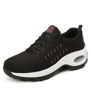 Nouvelles chaussures de marche antidérapantes, résistantes à l'usure, respirantes, en maille, à lacets, à semelle épaisse, tendance mode, polyvalentes, toutes saisons - Product Image 3