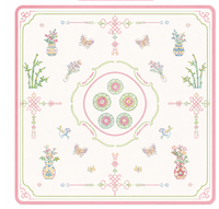 Tapis de jeu de Mahjong américain 33x33 pouces, antidérapant, en caoutchouc, réduction du bruit, pliable, avec sac de transport